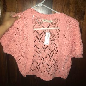 🌷 Pink Short Sleeve Cardigan 🌷
